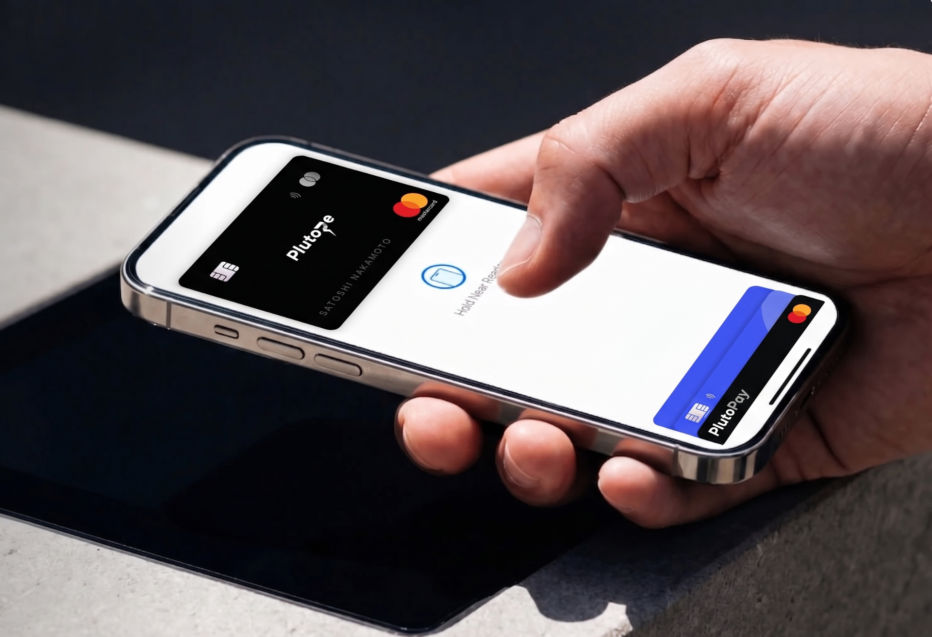 Plutope card on iPhone tap-to-pay